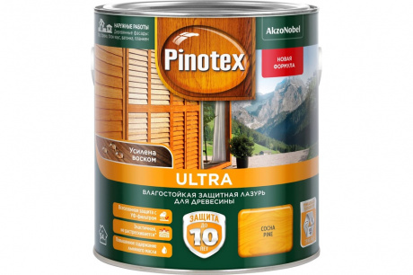 Купить Влагостойкая лазурь Ultra  2 7л  сосна  PINOTEX фото №1