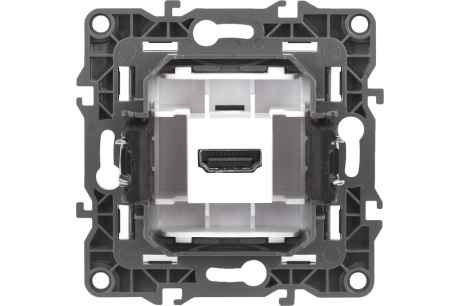 Купить Розетка HDMI  IP20  Эра12 антрацит  ЭРА 12-3114-05 фото №4