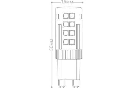 Купить Лампа  Feron  LB-432  220/G9  5 W  4000K  25770  НЕ ЗАКАЗЫВАТЬ! фото №5