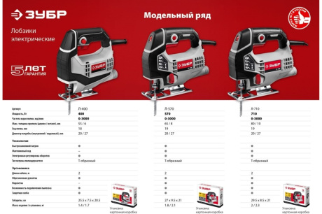 Купить Лобзик электрический 710 Вт ЗУБР Л-710 фото №13