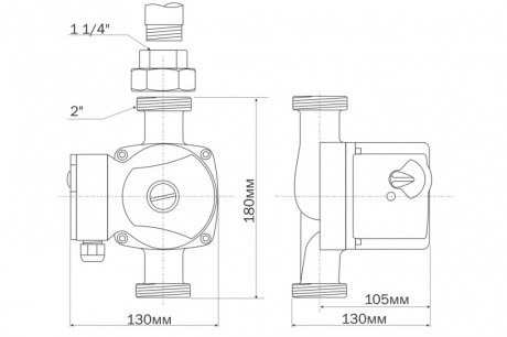 Купить Насос циркуляционный AQUARIO AС 326-180 фото №6