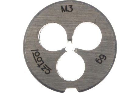 Купить Плашка Bucovice Tools M 3 Шаг 0.5 115CrV3 20x5мм 210030 фото №3