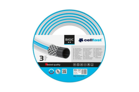 Купить 15.1.Шланг садовый Cellfast Basic 1/2" 30м 10-401 454127 67796 фото №1