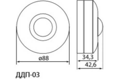 Купить Датчик движения потолочный ДДП-03 IP33 TDM SQ0324-0018 фото №3