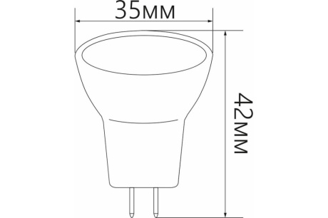 Купить Лампа светодиодная FERON LB-271 3W 230V G5.3 4000K MR11 фото №6