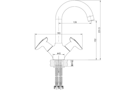 Купить Смеситель для умывальника COPTER  IDDIS COPSB00i01 фото №4